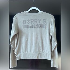 BARRYS ATLANTA, ATHLETIC GRAY SWEATER SIZE:S WOMENS